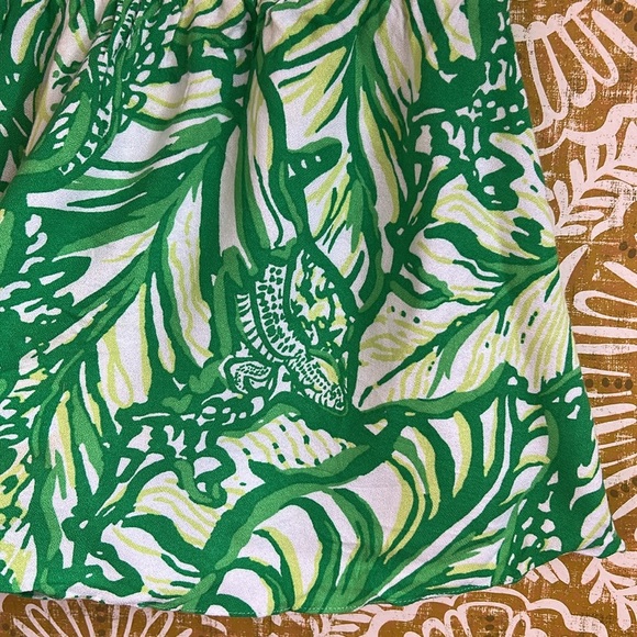 Lilly Pulitzer Ramona Vacation Summer Mini Skort in Toucan Green Coco Loca Sz 0 - Picture 5 of 8